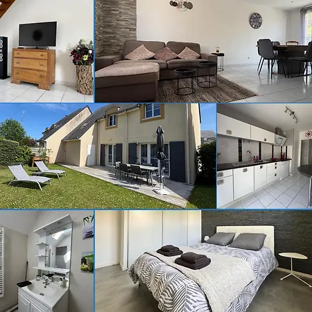 Jolie Colombe, Maison 3 Ch 2 Sdb Beau Jardin Terrasse Amenagee A 15 Mn A Pied De La Du Centre En Bessin Proche Golf Et D'omaha Et Bayeux Ferienhaus *