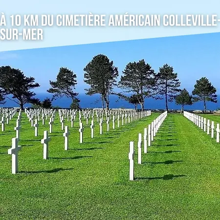 Jolie Colombe, Maison 3 Ch 2 Sdb Beau Jardin Terrasse Amenagee A 15 Mn A Pied De La Du Centre En Bessin Proche Golf Et D'omaha Et Bayeux بيت للعطل *