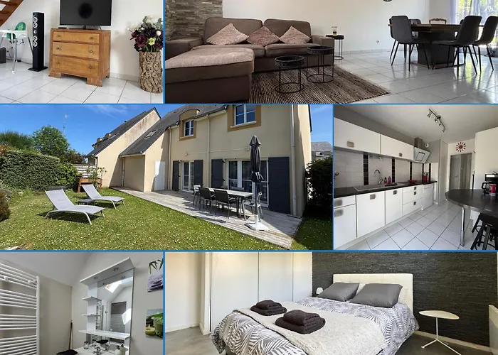 Jolie Colombe, Maison 3 Ch 2 Sdb Beau Jardin Terrasse Amenagee A 15 Mn A Pied De La Du Centre En Bessin Proche Golf Et D'omaha Et Bayeux Prázdninový dům *