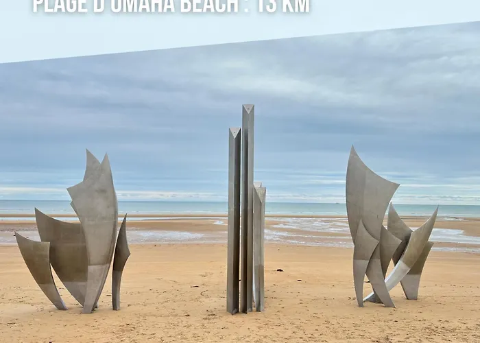 Jolie Colombe, Maison 3 Ch 2 Sdb Beau Jardin Terrasse Amenagee A 15 Mn A Pied De La Du Centre En Bessin Proche Golf Et D'omaha Et Bayeux Port-en-Bessin-Huppain